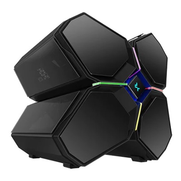 DEEPCOOL ディープクールQUADSTELLAR INFINITY 星形デザイン フルタワー型 PCケース R-QUADSTELLAR-G-1(2567136)代引不可 送料無料