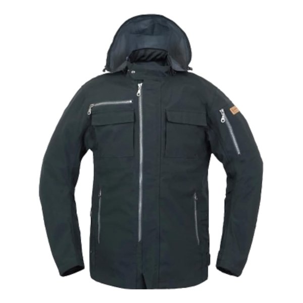 ROUGH&ROAD ラフアンドロードデュアルテックスストームパーカーFP ブラック XLサイズ RR7247BK5(2506401)代引不可 送料無料