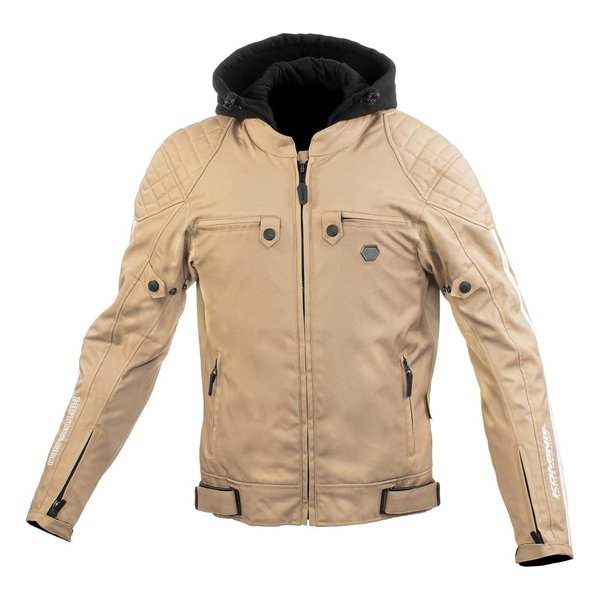 KOMINE コミネバイク用 プロテクトウインターパーカ ベージュ メンズ XLサイズ JK-614 07-614/BEIGE/XL(2552378)代引不可 送料無料
