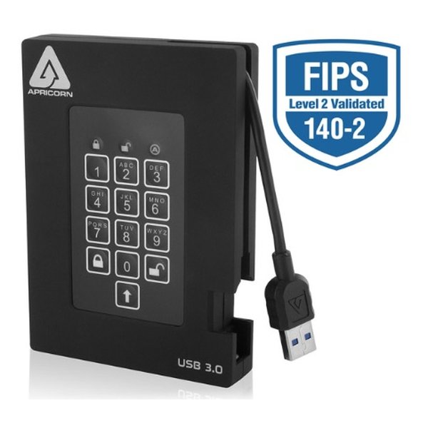 Apricorn アプリコーンAegis Padlock Fortress - USB 3.0 Solid State Dri A25-3PL256-S2000F R2(2574118)代引不可 送料無料