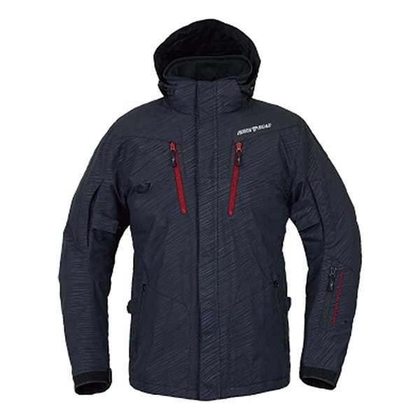 ROUGH&ROAD ラフアンドロードWSプリマロフトウォームパーカー ブラック/レッド Lサイズ RR7698BK/RD3(2516046)代引不可 送料無料