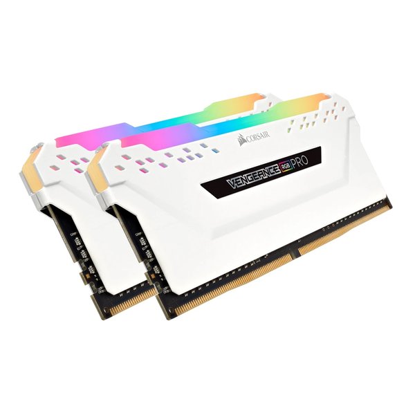 CORSAIR コルセアVENGEANCE RGB PRO 16GB 2x8GB DDR4 DRAM 3200MHz C16 ホワイト CMW16GX4M2C3200C16W CMW16GX4M2C3200C16W(2460892)送料無料
