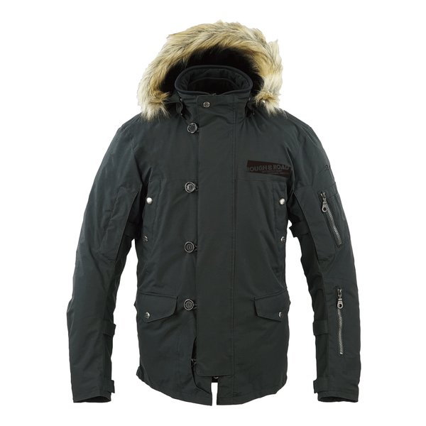 ROUGH&ROAD ラフアンドロードN-3BR プリマロフトウインタージャケット ブラック-L RR7750BK3(2579161)代引不可 送料無料