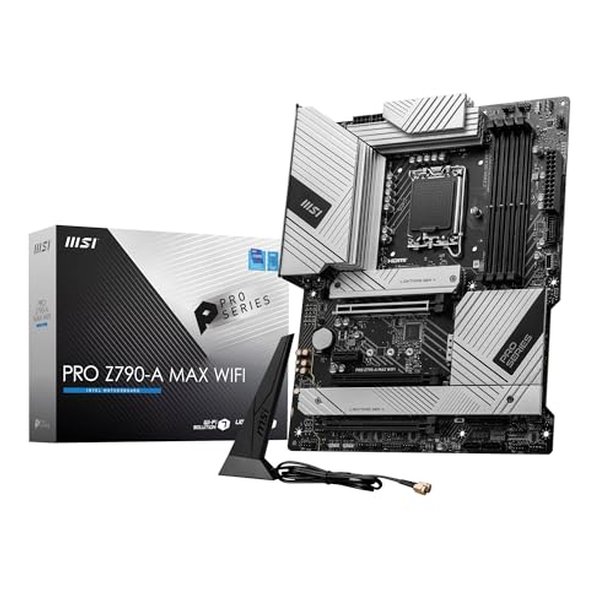 MSI エムエスアイINTELZ790 LGA1700 第12・13・14世代 Coreプロセッサ対応 DDR5 ATX マザーボード PRO Z790-A MAX WIFI(2583457)代引不可 送料無料