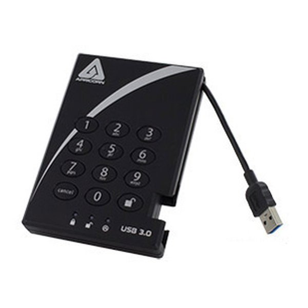 Apricorn アプリコーン外付けHDD Aegis Padlock USB 3.0 - Solid State Drive A25-3P A25-3PL256-S1000 R2(2574113)代引不可 送料無料