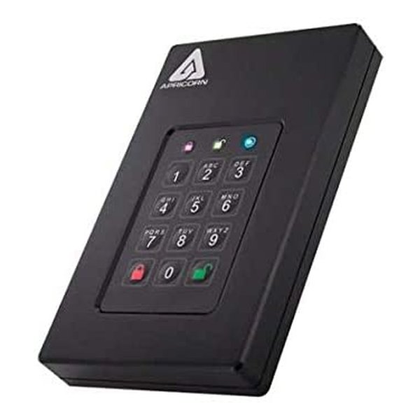 Apricorn アプリコーン外付けHDD ポータブル Aegis Fortress L3 - USB 3.0 AFL3-500 AFL3-500(2573530)代引不可 送料無料