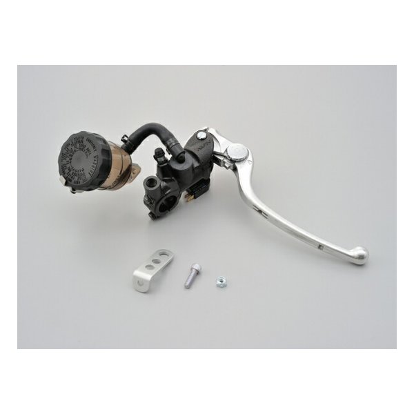 DAYTONA デイトナブレーキマスターシリンダー 標準レバー 縦型 スモークタンク ブラック/シルバー D95653(2455904)代引不可 送料無料