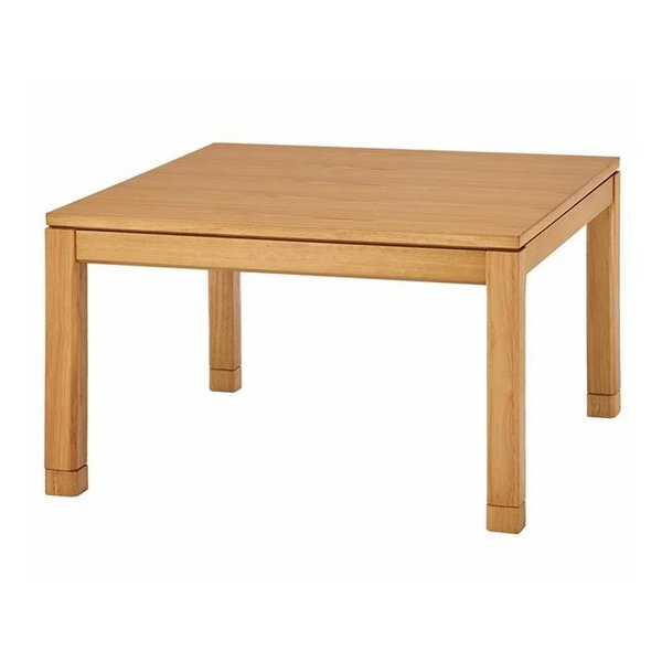 萩原 ハギハラリビングコタツ ナチュラル シェルタK90NA-M(2583881)代引不可