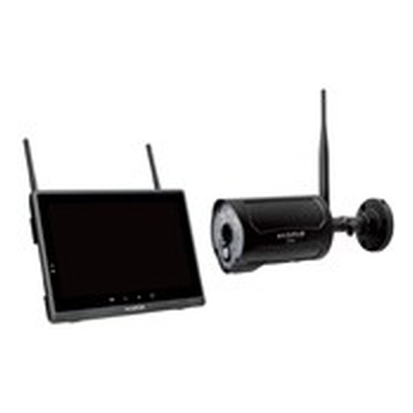 MASPRO マスプロモニター＆ワイヤレスHDカメラセット 10.1インチ バレットタイプカメラ 警告通話機能 WHCBL10ML(2588161)送料無料