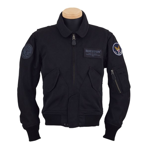 HOUSTON ヒューストンCWU-36/P M/C メッシュジャケット ブラック Lサイズ HTVA2436SBKL(2588802)代引不可 送料無料