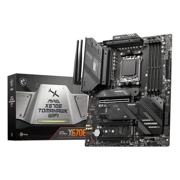 MSI エムエスアイDOS/Vマザーボード X670チップセット搭載 ATX マザーボード MAG X670E TOMAHAWK WIFI(2574208)送料無料