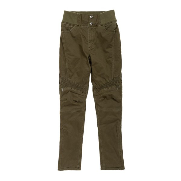 Rosso Style Lab ロッソスタイルラボ レディース秋冬 ROP66 リブウォームストレッチパンツ レディース カーキ M+サイズ ROP66/KHAKI/M+(2581794)代引不可 送料無料