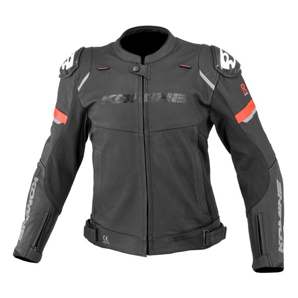 KOMINE コミネバイク用 春夏 LJ-539 Rスペックスポーツレザージャケット ブラック メンズ Lサイズ LJ-539/BLACK/L(2589015)送料無料