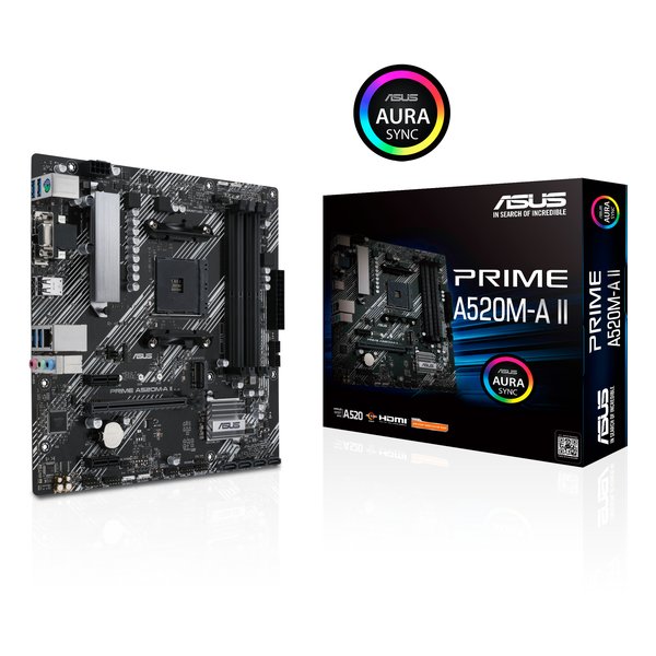 ASUS エイスースMicroATXマザーボード PRIME A520M-A II(2609012)代引不可 送料無料