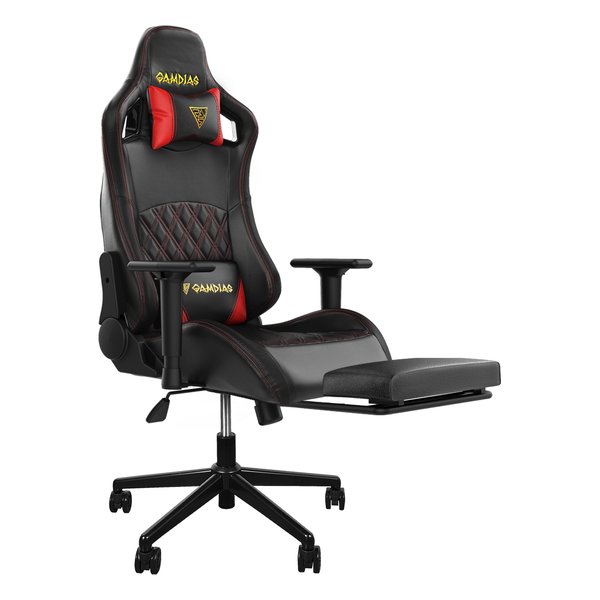 GAMDIAS ガンディアスアフロディーテ EF1 レーシングチェア ゲームスタイル ブラック/レッド APHRODITE EF1-L(2553750)送料無料