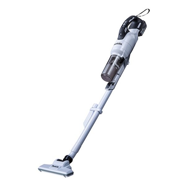 makita マキタ充電式クリーナ 18V/サイクロン一帯式/ワンタッチスイッチ/バッテリ/充電器/白 CL286FDRFW(2611369)送料無料