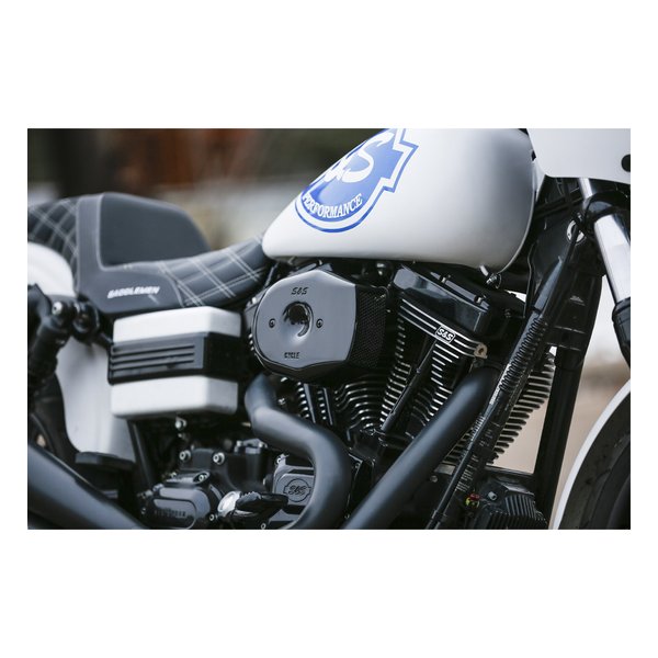 S&S Cycle Inc（エスアンドエスサイクル）ステルス エアクリーナーキット トリビュート グロスブラック 170-0599(2625122)代引不可 送料無料