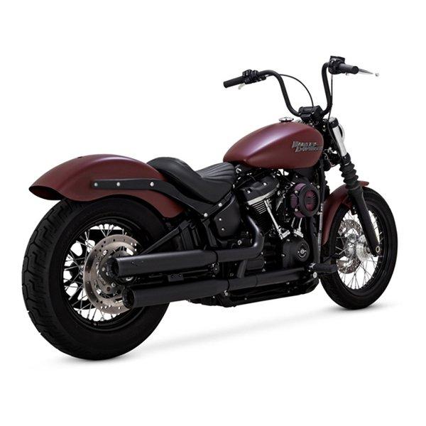 VANCE&HINES（バンスアンドハインズ）Eliminator300 PCX エリミネーター ブラック マフラー SOFTAIL 18-22 46312(2630364)代引不可 送料無料