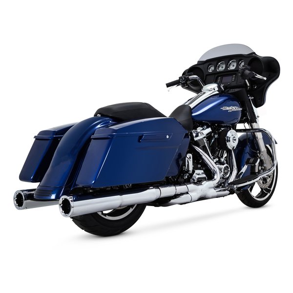 VANCE&HINES（バンスアンドハインズ）PowerDuals PCX パワーデュアルズ ヘッドパイプ クローム マフラー TOURING M8 17-22 1802-0406(2630399)代引不可 送料無料