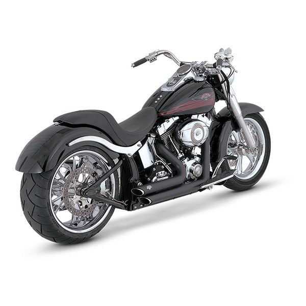 VANCE&HINES（バンスアンドハインズ）ShortShots Staggered ショートショットスタッガード ブラック マフラー 1800-0745(2630439)代引不可 送料無料 78,876円