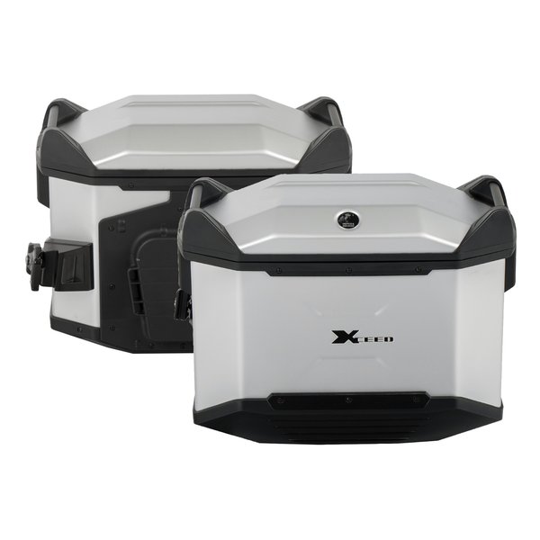HEPCO&BECKER（ヘプコアンドベッカー）XCEED サイドケースセット シルバー HBS-XCD-SS-S(2630987)代引不可 送料無料