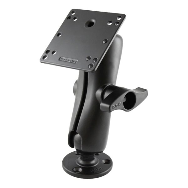 RAM MOUNTS ラムマウントVESAプレート＆ラウンドベースセット 標準アーム 100x100mm 2.25インチボール RAM-D-101U-246(2635623)代引不可 送料無料
