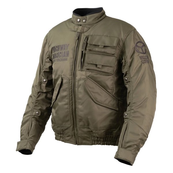 YeLLOW CORN イエローコーンバイク用 秋冬 YB4300 ウインタージャケット カーキ/Mサイズ YB-4300/KHAKI/M(2637113)送料無料