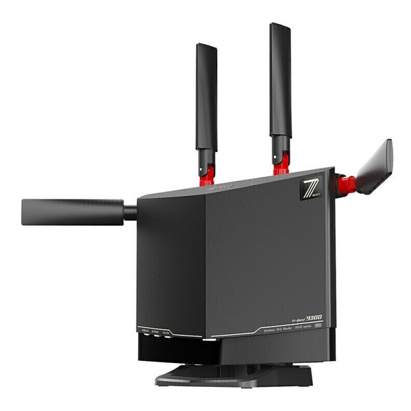 BUFFALO バッファローWi-Fi 7対応トライバンドルーター ハイパフォーマンスモデル ブラック WXR9300BE6P/D(2637859)送料無料