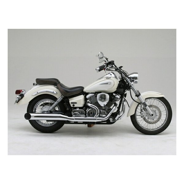 DAYTONA デイトナスリップオンマフラー スラッシュカット DS250 クロームメッキ D95123(2419502)代引不可 送料無料