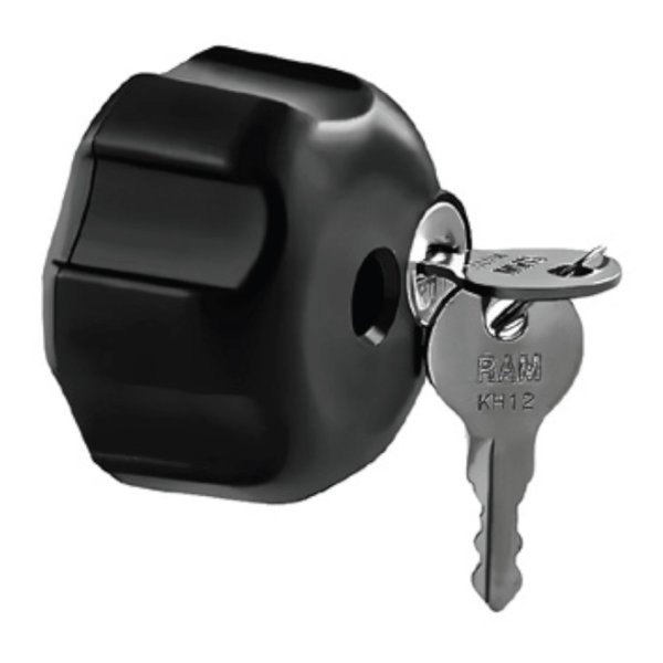 RAM MOUNTS ラムマウントキーロッキングノブ 1インチボール用 RAM-KNOB3LU P057-6634(2575911)代引不可 送料無料