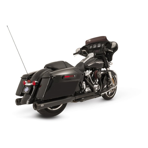 S&S Cycle Inc（エスアンドエスサイクル）スリップオン グランドナショナル 4 BLK M8 Touring 17-22 550-0694(2625162)代引不可 送料無料