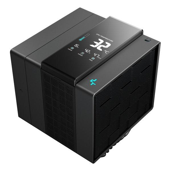 DEEPCOOL ディープクールASSASSIN IV VC VISION CPUクーラー デジタルディスプレイ搭載/ブラック R-ASN4-BKNVMD-G(2641857)送料無料