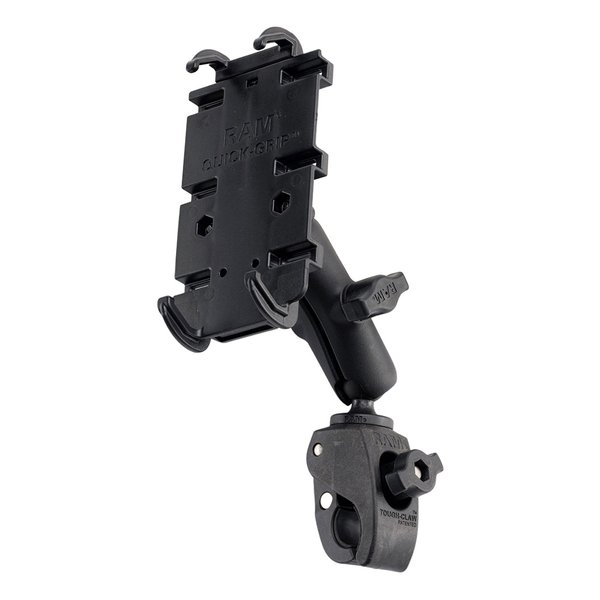 RAM MOUNTS ラムマウントクレイドルホルダー M 1インチボール付き＆タフクロー S セット 標準アーム RAM-PL11(2640832)代引不可 送料無料