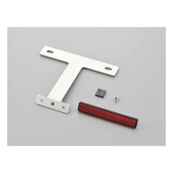DAYTONA デイトナアルミリフレクターキット スリムリフレクター 126cc以上用 ブラック 業務用10個入り D63256(2610531)代引不可 送料無料