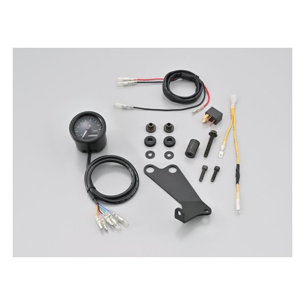 DAYTONA デイトナタコメーター CL250/500 23 専用 電圧計付き 3色LED φ48 9000rpm表示 32723(2610759)代引不可 送料無料