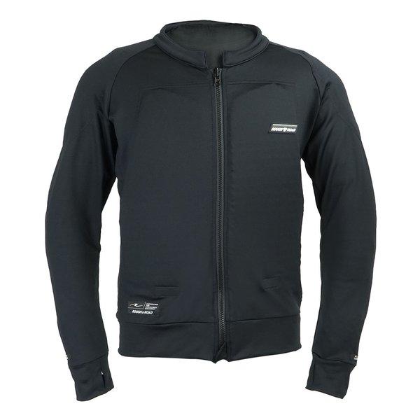 ROUGH&ROAD ラフアンドロードバイク用 オールシーズン ボディープロテクタージャケット ブラック/Lサイズ RR10111/BLACK/L(2619333)送料無料