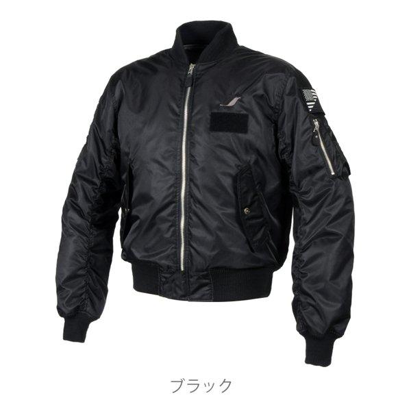 FlagshiP（フラッグシップ）バイク用 秋冬 パーソナルMA-1 ブラック/LLサイズ FJ-W212/ブラック/LL(2613915)送料無料