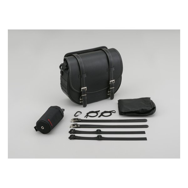DAYTONA デイトナサイドバッグ 10L サドルバッグ DHS-29 ラウンドプレーン 32679(2558481)代引不可 送料無料