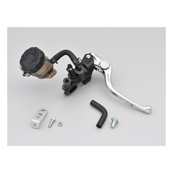 DAYTONA デイトナブレーキマスターシリンダー 縦型5/8インチ ブラック/シルバー スモークタンク 39984(2576240)代引不可 送料無料