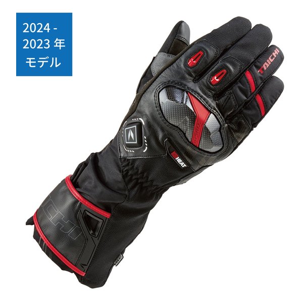 RS TAICHI アールエスタイチe-HEAT アームド グローブ BLACK/RED Mサイズ RST654BK11M(2580915)代引不可 送料無料