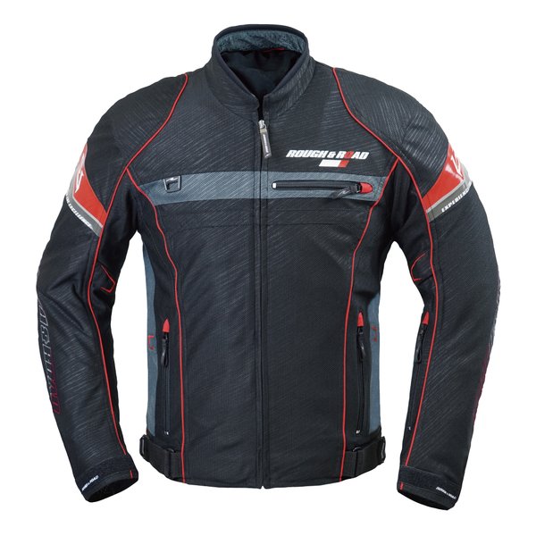 ROUGH&amp;ROAD ラフアンドロードフルメッシュジャケットFP スラッシュRD-WL RR7346SS-RDL3(2506450)代引不可 送料無料