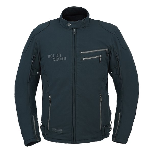 ROUGH&ROAD ラフアンドロードR&R エアスルーSTライディングZIPジャケット EM BK-LL RR7253BK4(2567541)代引不可 送料無料 17,265円