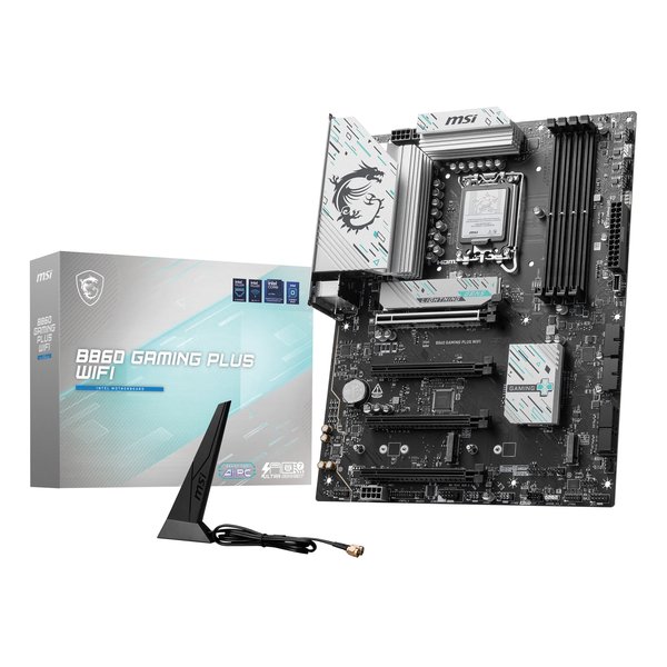 MSI エムエスアイマザーボード ATX/IntelCoreUltra/Thunderbolt4ポート/Wi-Fi7/5GLAN/PCIe5 B860 GAMING PLUS WIFI(2642555)送料無料