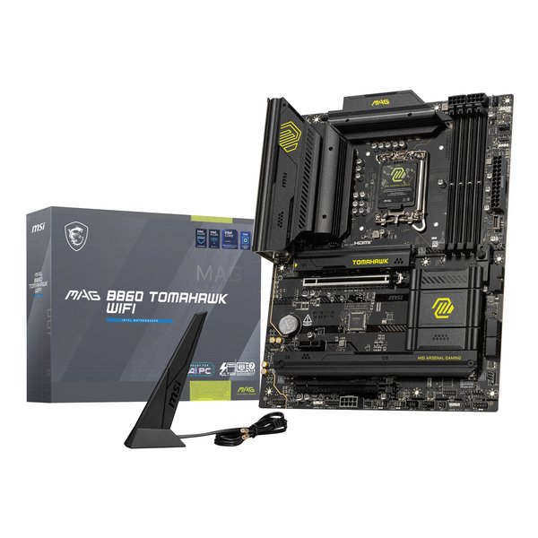MSI エムエスアイマザーボード ATX/IntelCoreUltra/Thunderbolt4ポート/Wi-Fi7/5GLAN/PCIe5 MAG B860 TOMAHAWK WIFI(2642529)送料無料