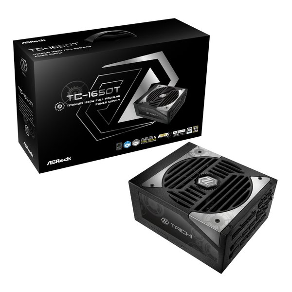ASRock アスロックTAICHIシリーズ 1650W電源 80PLUS TITANIUM TC-1650T(2646956)代引不可 送料無料