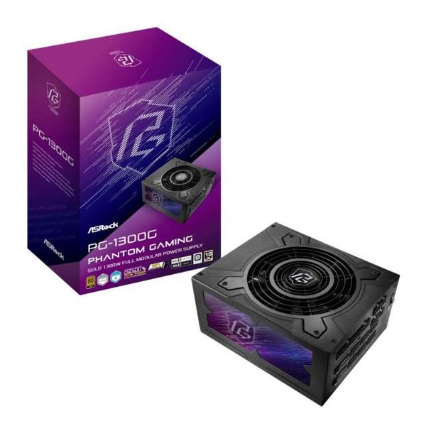 ASRock アスロックPhantom Gamingシリーズ 1300W電源 80PLUS GOLD PG-1300G(2646958)送料無料