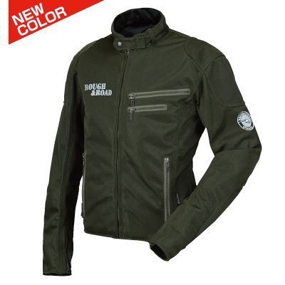 RR7308 ライディングZIPメッシュジャケットEM オリーブ / Mサイズ RR7308OVM(2430881)代引不可 送料無料