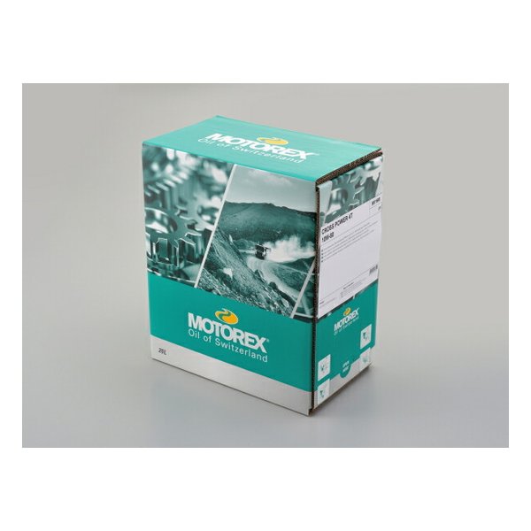 motorex モトレックス４ストオイル CROSS POWER 4T 10W-60 ディスペンサー付きバッグ 20L D97858(2456723)代引不可 送料無料