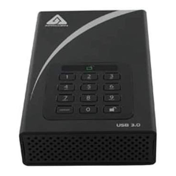 Apricorn アプリコーン外付けHDD Aegis Padlock DT - USB 3.0 Desktop Drive ADT-3PL256-6000 R2 ADT-3PL256-6000 R2(2573518)代引不可 送料無料