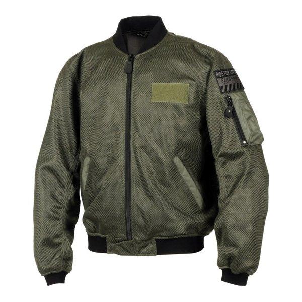 FlagshiP（フラッグシップ）バイク用 春夏 ベンタスMA-1 タイプＡ カーキ/Mサイズ FJ-S219/KHAKI/M(2643292)送料無料